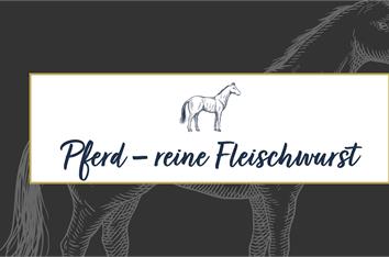 Pferd - reine Fleischwurst BARF