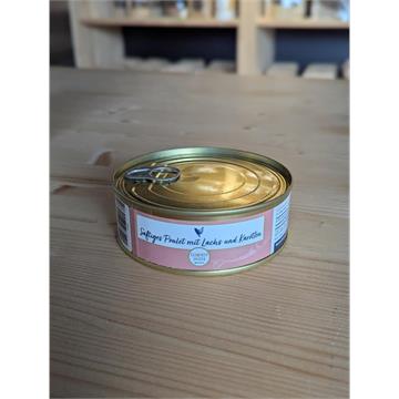 Poulet juteux au saumon et aux carottes 200 g